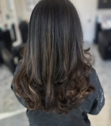 Client hair color result at Opal & Ivy Salon Baton Rouge