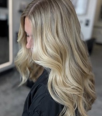 Client hair color result at Opal & Ivy Salon Baton Rouge