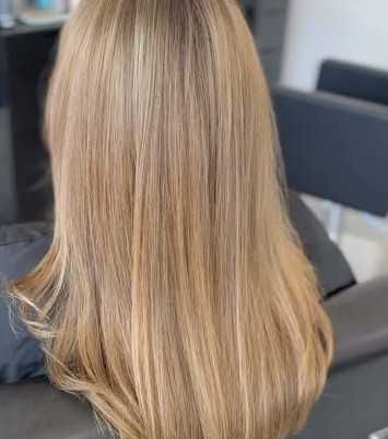 Partial Highlights result at Opal & Ivy Salon Baton Rouge